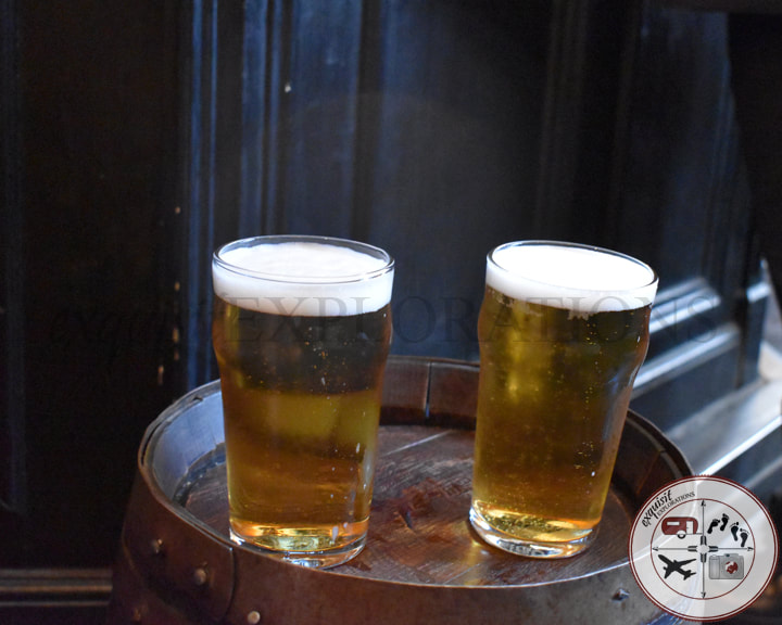 Grab a pint with a friend at East India Arms, London, England, UK; travel tips, budget travel