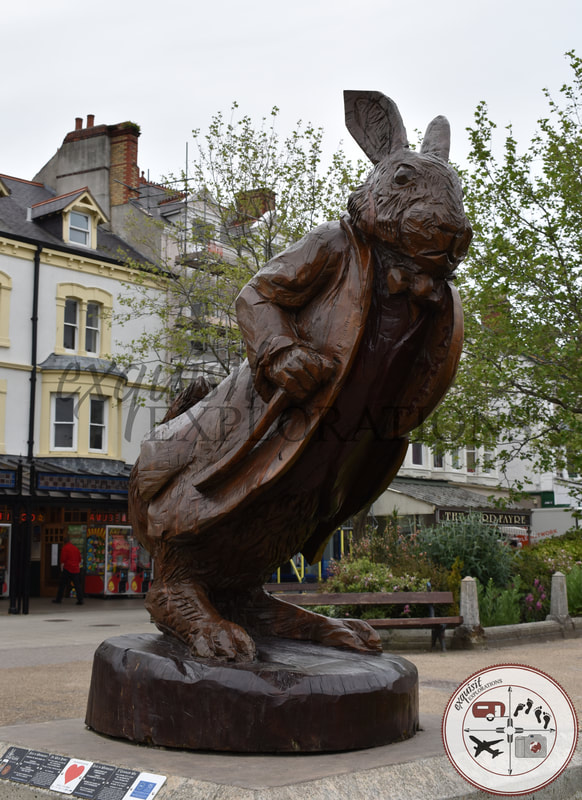 The White Rabbit, Alice in Wonderland, Llandudno, Wales