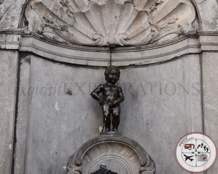 Mannekin Pis, the Pissing Boy Fountain; Brussels, Belgium; Bruxelles, Belgium; Things to See in Brussels