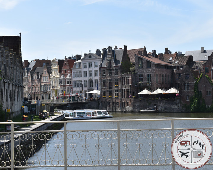 Views of the River, Lys / Leie, Ghent / Gent, Belgium; Belgian Cities You Must Visit
