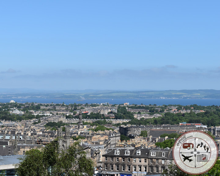The City of Edinburgh and the Firth of Forth, as seen from the top of Calton Hill; Photos to Inspire You to Travel to Edinburgh, Scotland; Travel Photography