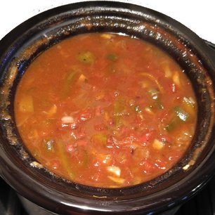 crockpot recipe, slow cooker recipe, vegetable soup, spicy veggie soup