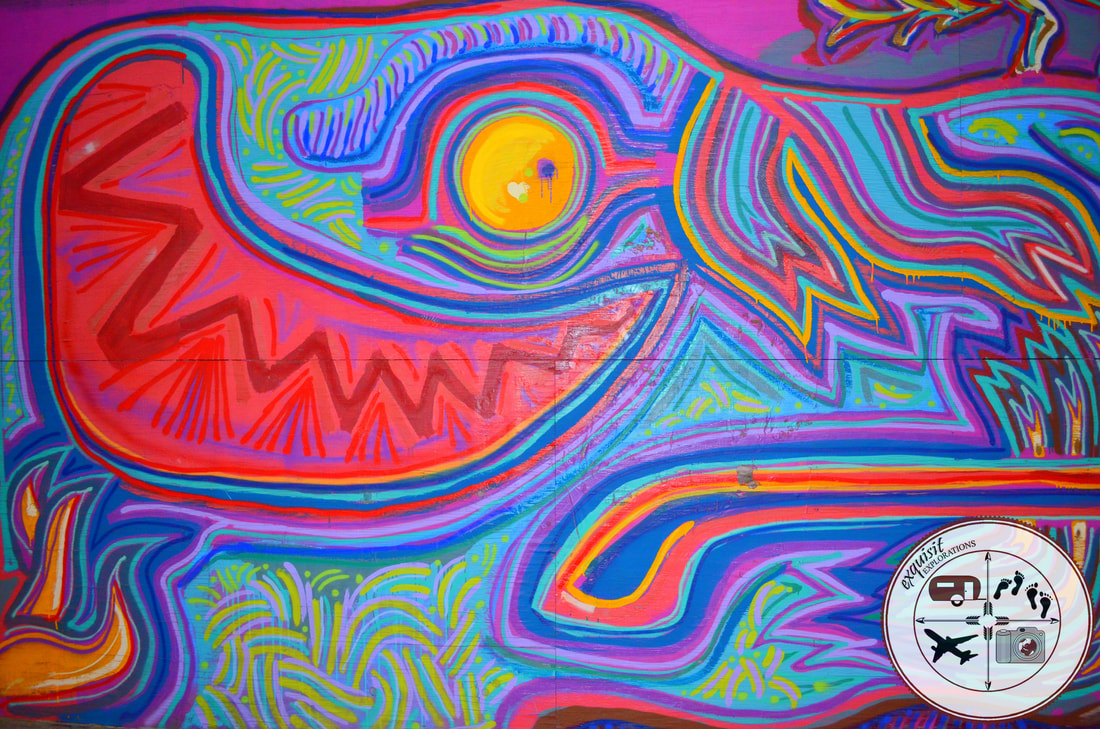 Monster Mural, Washington Ave., Houston, TX; Street Art Around the World; Colorful Murals