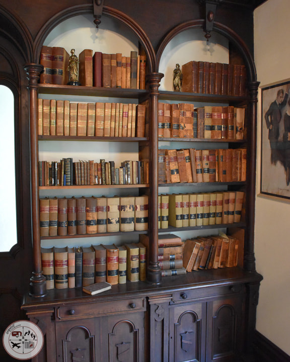 Law Library at the Baldwin-Reynolds House #historichome #lawlibrary