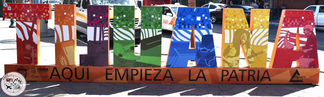 Colorful TIJUANA Sign Near the Border Crossing; Tijuana vs Piedras Negras, two Mexican border towns