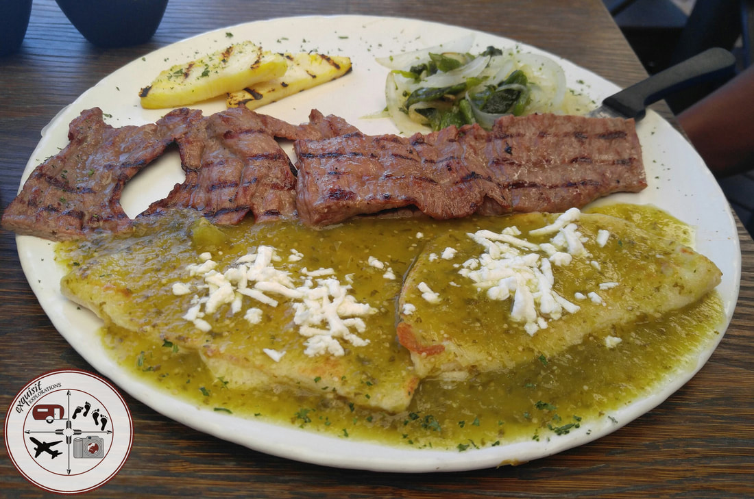 A delicious steak plate in Piedras Negras, traveling foodies, food in Mexico, Mexican border towns
