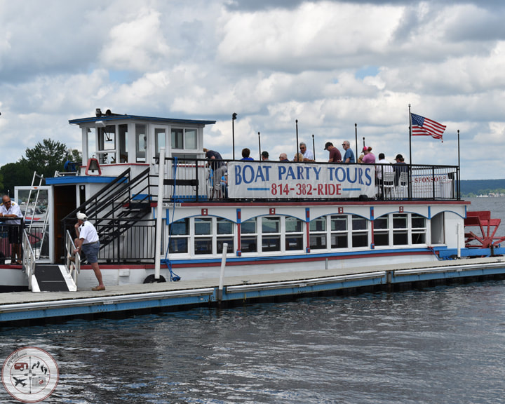 Barbara J Boat Tour #paddleboat #paddewheelboat #conneautlake #conneautlakepa #travelblog