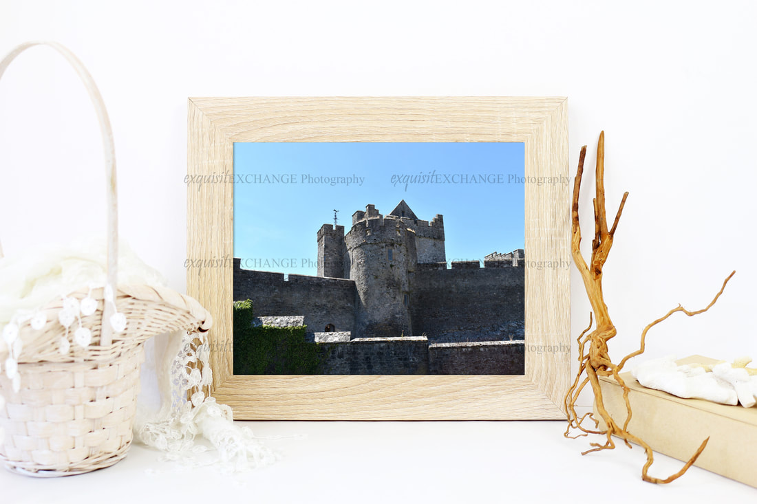 Exterior of Cahir Castle, Ireland; Travel Tips by exquisitEXPLORATIONS Travel Blog