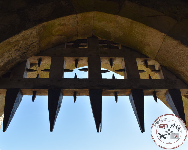 Spiked gate, defensive mechanisms at Cahir Castle; 13 of our favorite Irish Castles by exquisitEXPLORATIONS