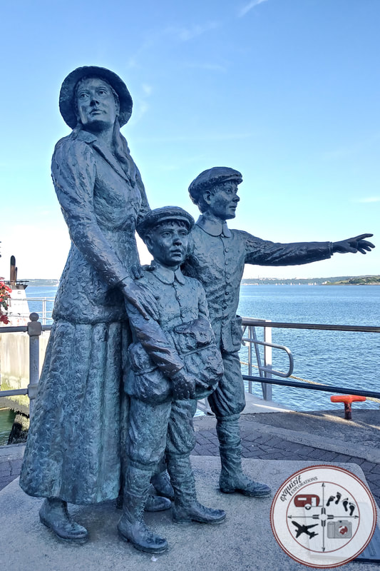 Annie Moore Statue, Cobh, Ireland; things to see in Cobh; ultimate Ireland Road Trip