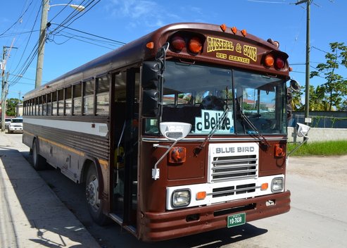 Belize Bus, Belize City, City Bus, Russell Bus