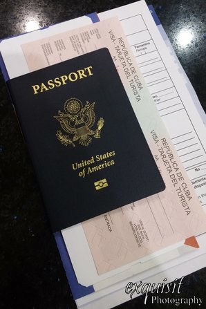 passport, visa, customs papers, cuba travel guide