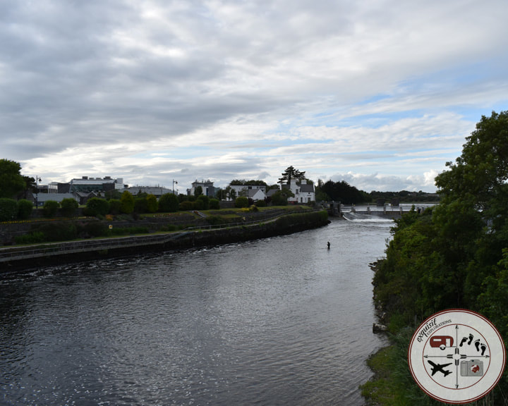 River Corrib, Galway, Ireland; an Ireland road trip itinerary by exquisitEXPLORATIONS Travel Blog