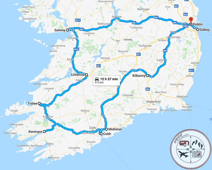 Where to Stay in Ireland on Your Ultimate Ireland Road Trip; Ireland Road Trip Itinerary by exquisitEXPLORATIONS Travel Blog