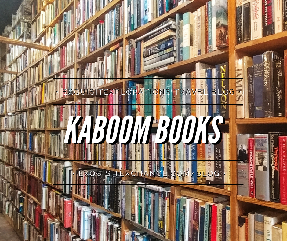 Houston for Book Lovers: Kaboom Books; Houston bookstores; exquisitEXPLORATIONS Travel Blog