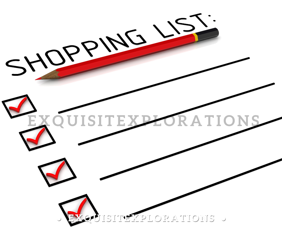 Moving Abroad Shopping List by exquisitEXPLORATIONS Travel and Lifestyle Blog