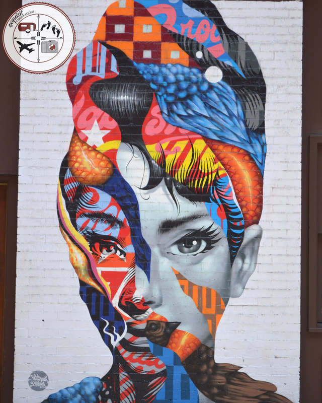 Tristan Eaton, Street Art Around the World, Little Italy, New York, NY, Audrey Hepburn