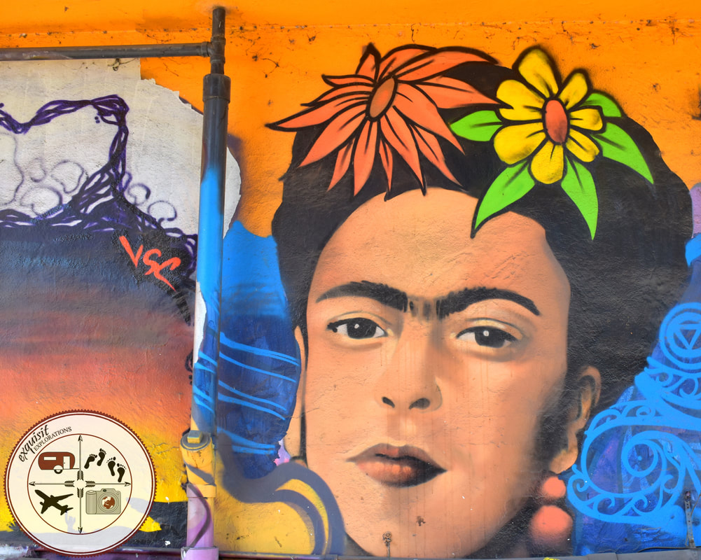 Tijuana, Baja California, Mexico; Frida; Street Art Around the World; Colorful Murals