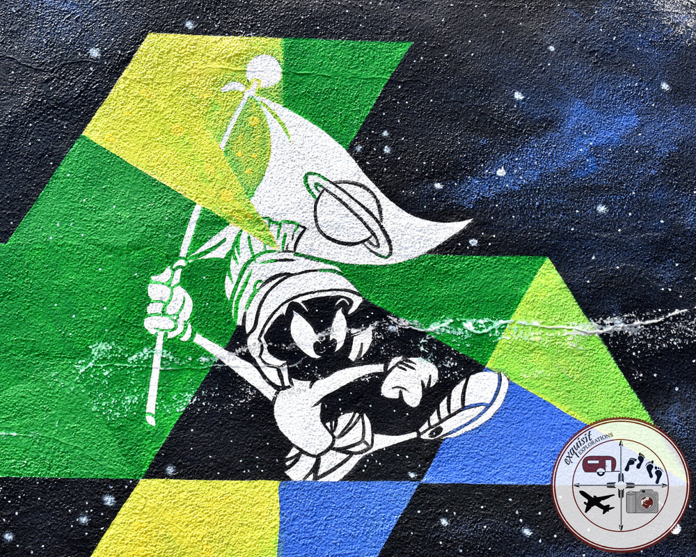 Marvin the Martian, Little Italy, San Diego, CA; Street Art Around the World; Colorful Murals, Graffiti