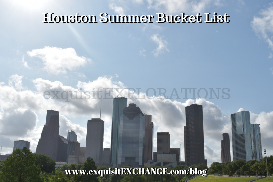 Eleanor Tinsley Park with Gorgeous Downtown Houston Views; Houston Summer Bucket List by exquisitEXPLORATIONS Travel Blog; things to do in Houston; best picnic spots in Houston