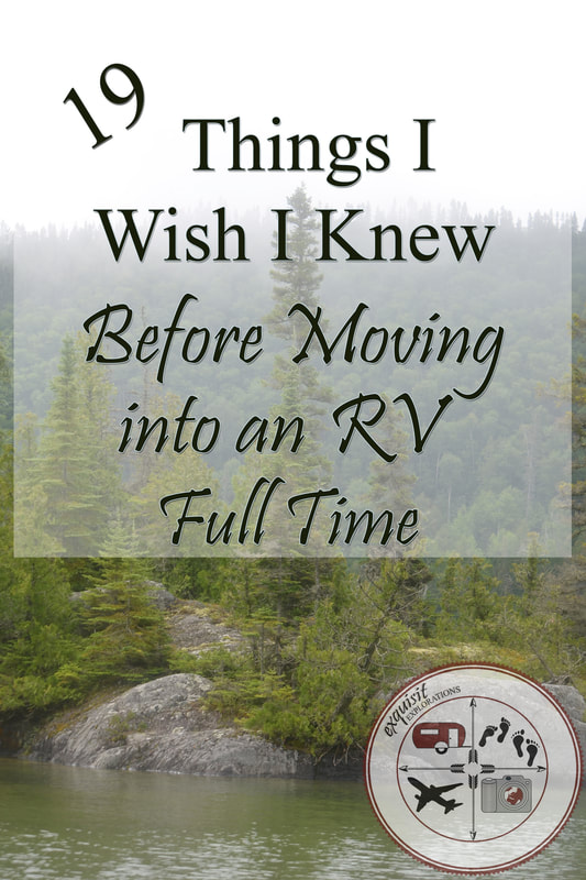 Things I Wish I Knew Before Moving into an RV Full Time #fulltimervliving #fulltimerving #RVhacks #RVtips
