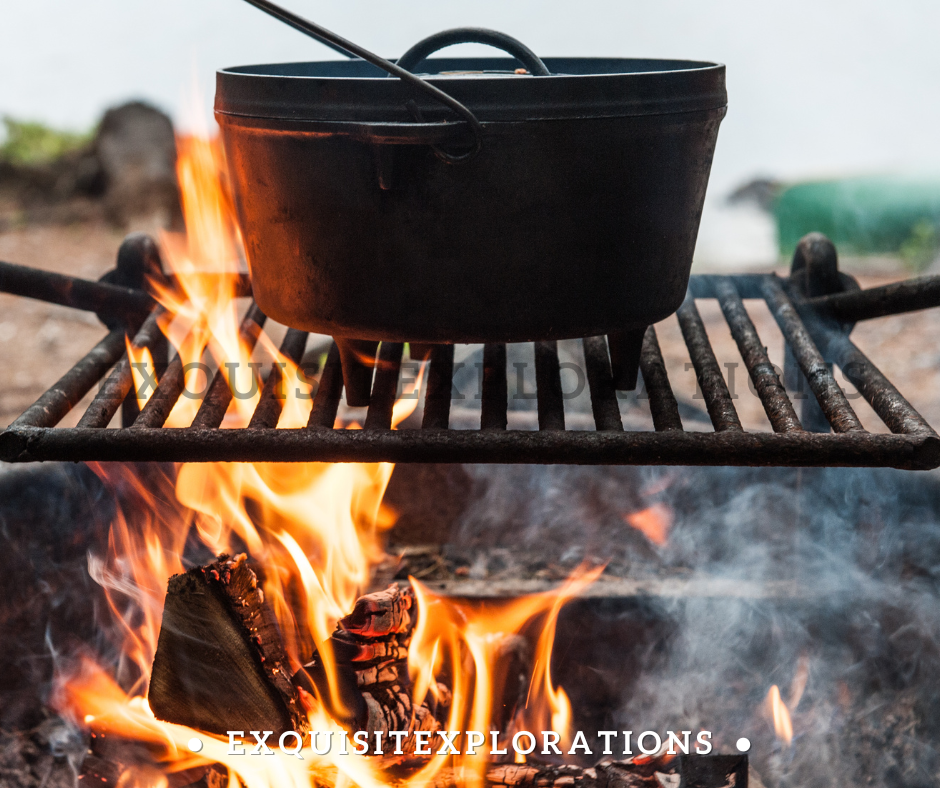 Campfire Cooking; Camping Essentials; Tips for Tent Camping by exquisitEXPLORATIONS Travel and Lifestyle Blog